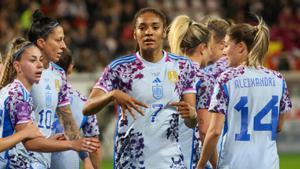 Salma anotó un hat-trick contra Bélgica