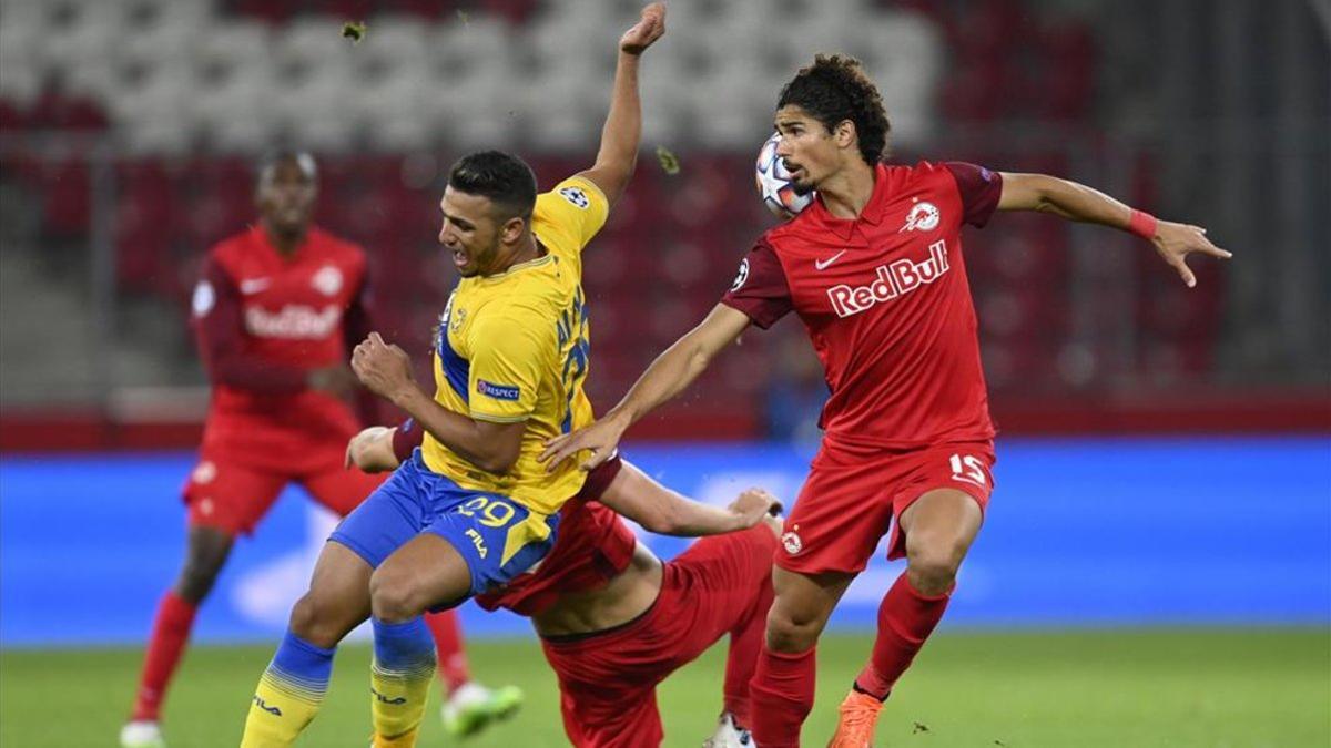 El Salzburgo en su partido de vuelta de la última ronda previa de la Champions