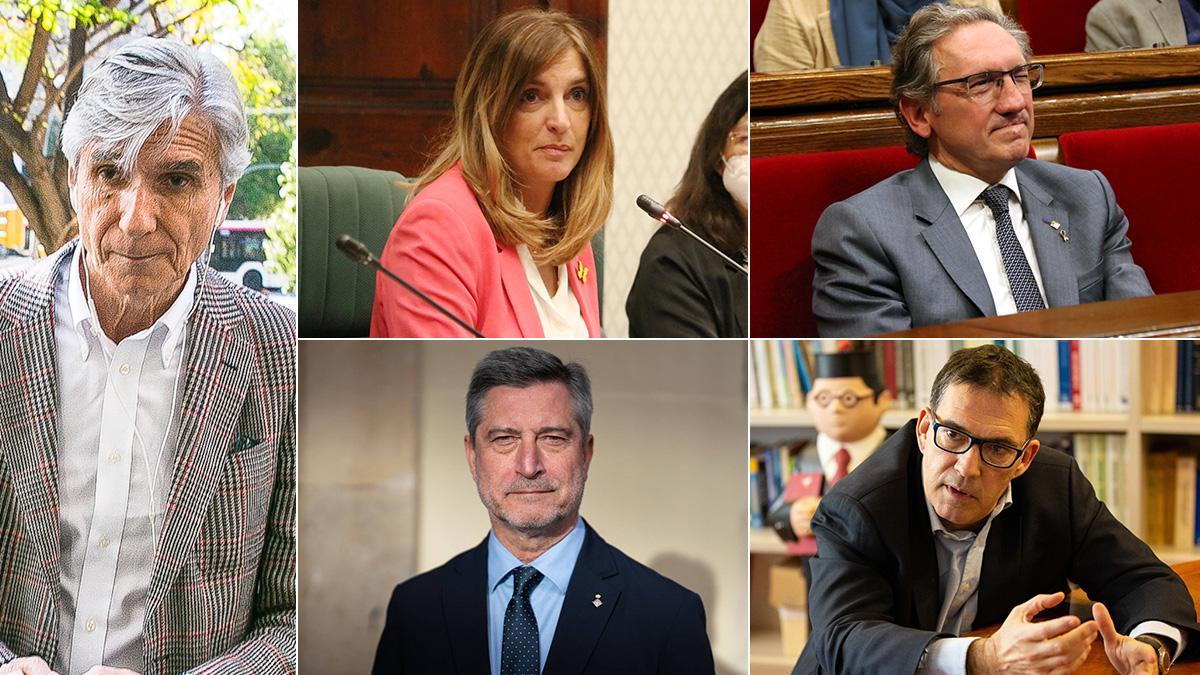 Josep Maria Argimon, Glòria Freixa, Jaume Giró, Jordi Martí Galvis y Jaume Alonso Cuevillas