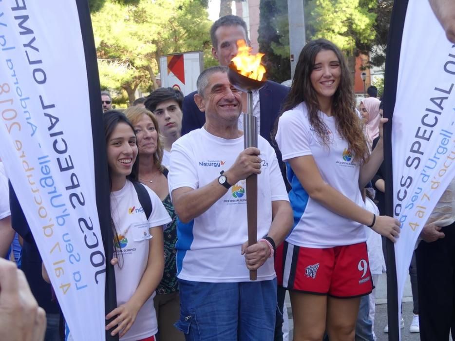 La flama dels Special Olympics arriba a Figueres