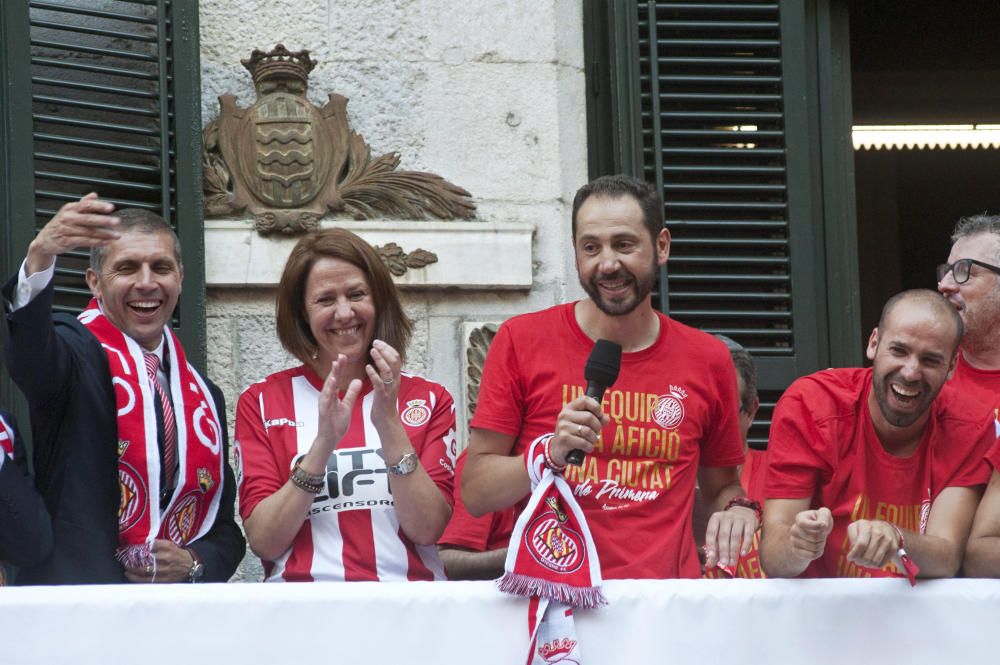 Rua de celebració de l'ascens del Girona