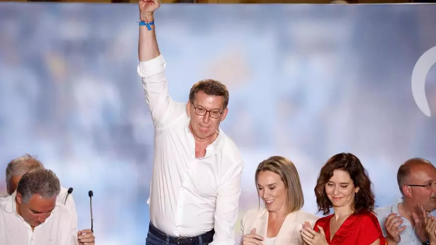 Feijóo: "Pido al PSOE y al resto de fuerzas que no bloqueen el Gobierno"