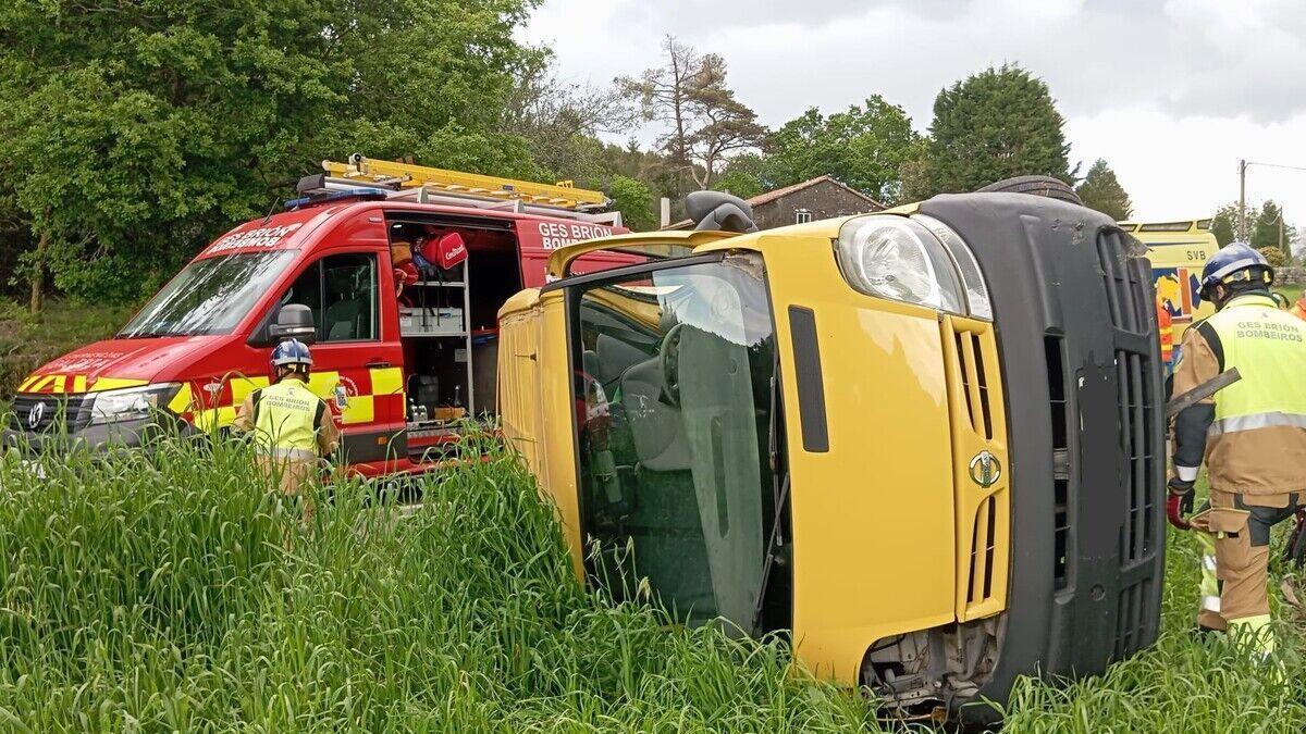 Accidente de tráfico en Rois (A Coruña) este año.
