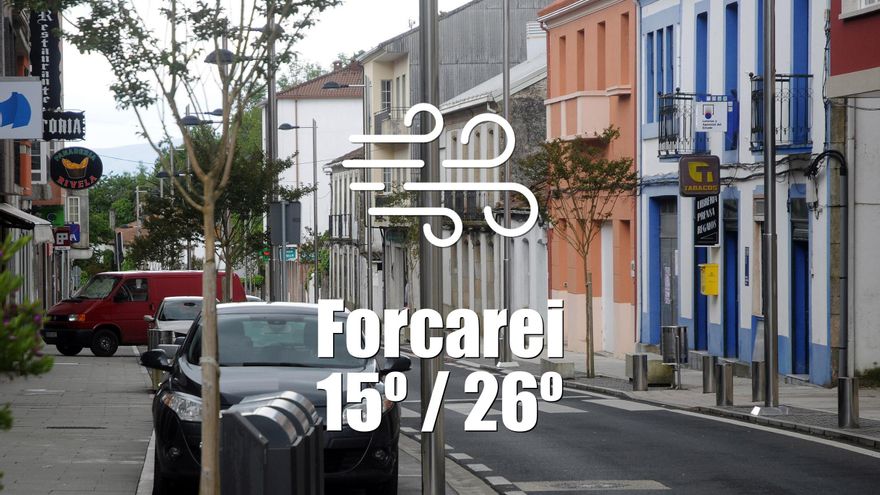 El tiempo en Forcarei: previsión meteorológica para hoy, lunes 28 de julio