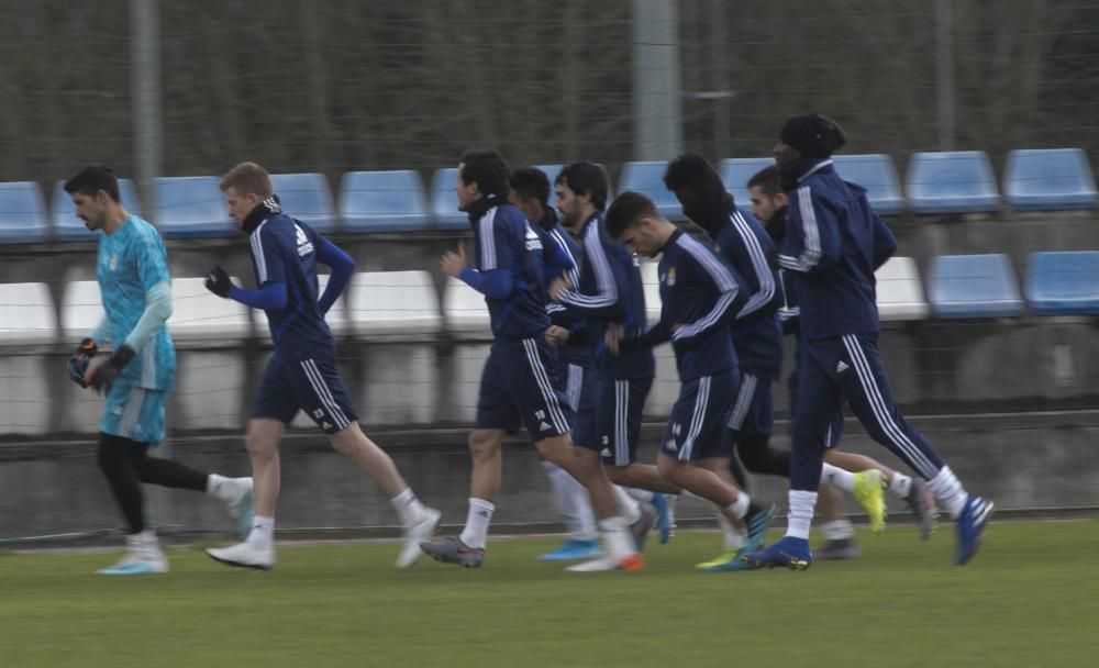 Entrenamiento del Real Oviedo