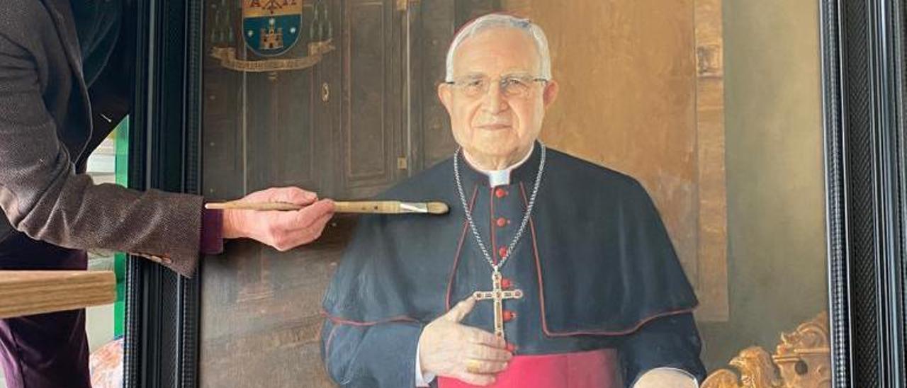 El retrato del obispo Jesús Murgui