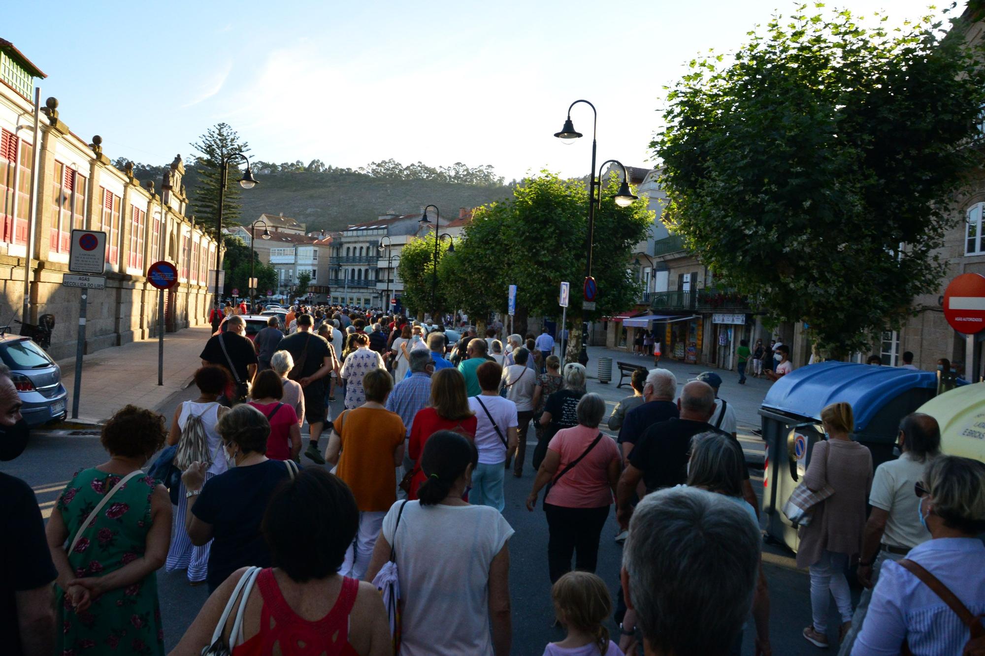 Marcha por la sanidad pública en Cangas