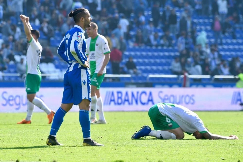 El Dépor cae ante el Extremadura en Riazor