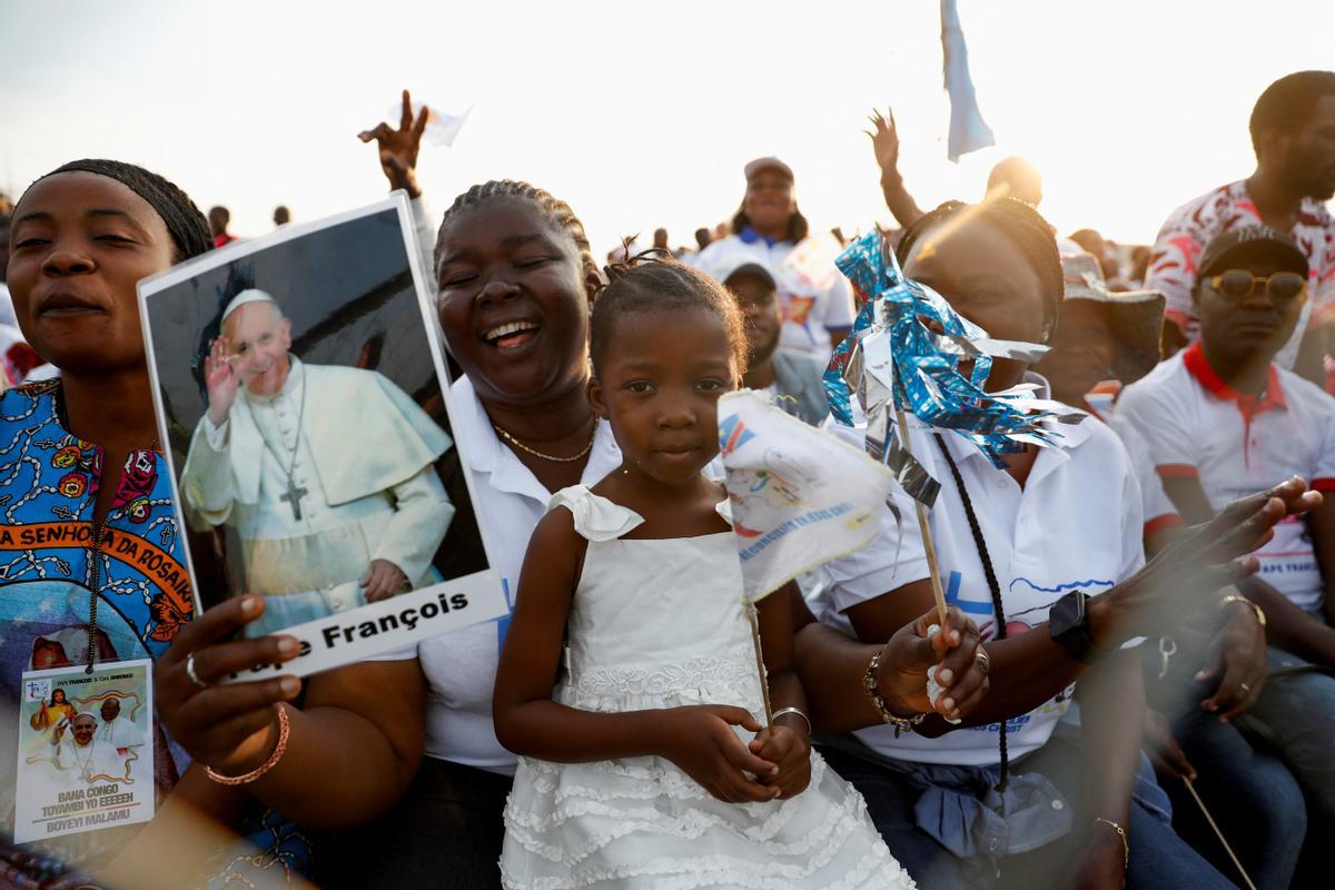 La visita del papa Francisco en el Congo