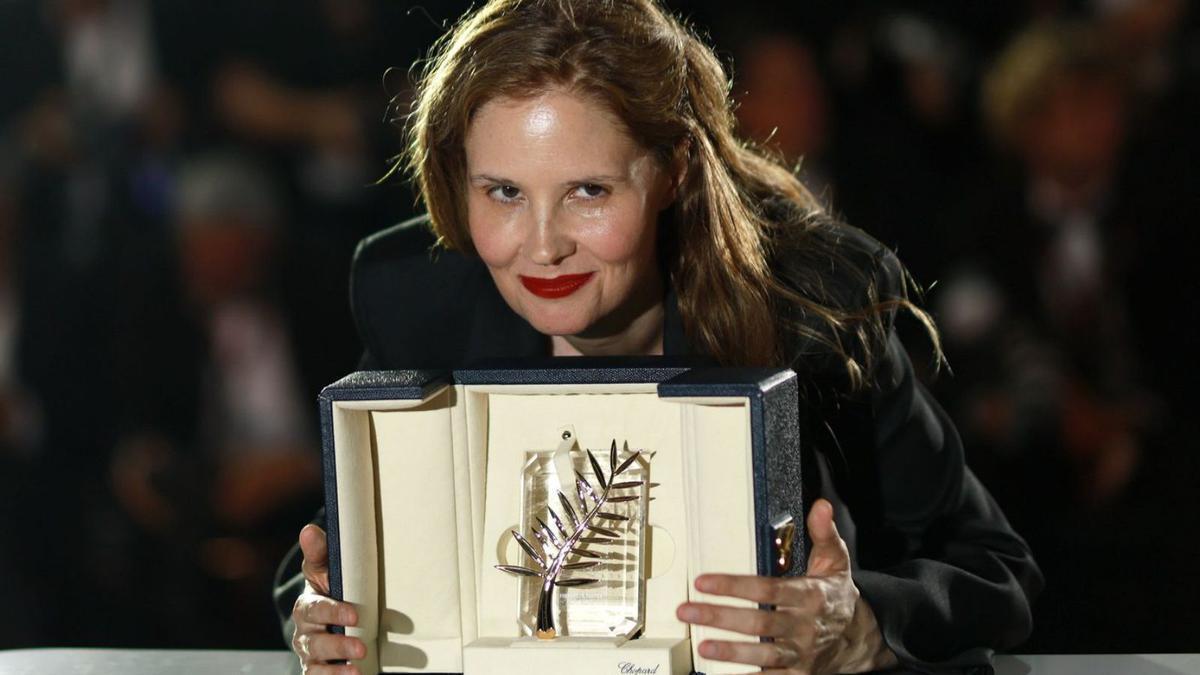 La directora francesa Justine Triet es va endur la Palma d’Or per «Anatomy of a fall», que es veurà al Clam