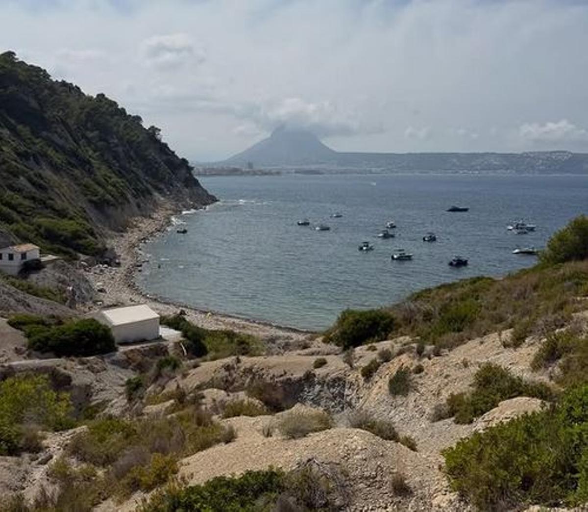 Imagen que captó Blanca Suárez de la deslumbrante cala de Xàbia
