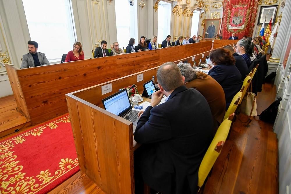 Pleno del Ayuntamiento de Las Palmas de Gran Canaria, el último de 2018