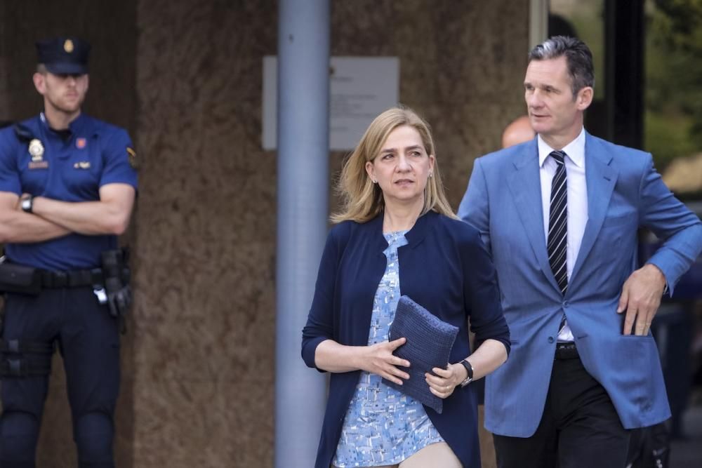 La infanta Cristina regresa al juicio de Nóos para escuchar a las defensas