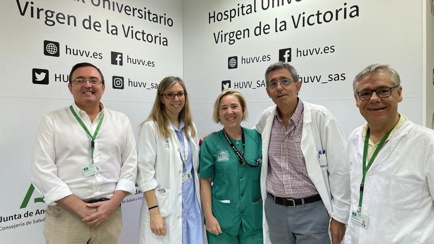 Equipo de Cirugía Endocrina del Hospital Clínico de Málaga.