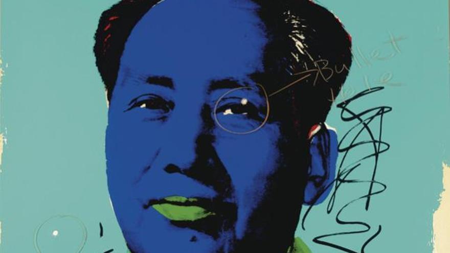 Retrato de Mao Zedong realizado por Andy Warhol.