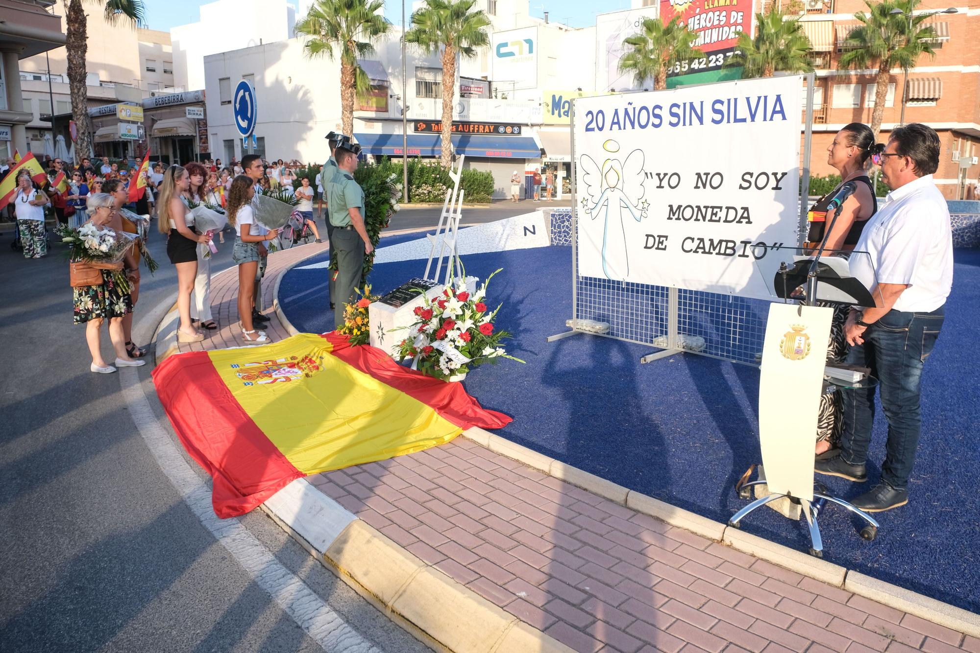 Santa Pola homenajea a la pequeña Silvia en el 20 aniversario de su asesinato en el atentado de ETA