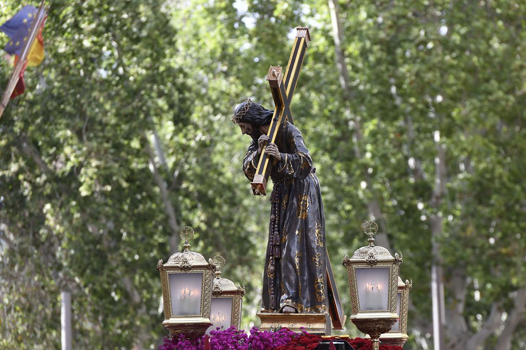 Procesión de la Misericordia este Viernes Santo en Murcia, en imágenes