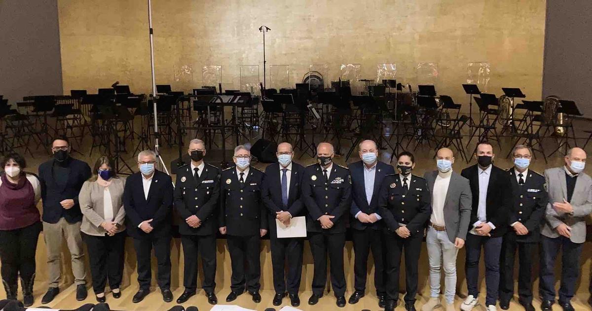 Estreno del nuevo himno de la Policía Local de Alicante