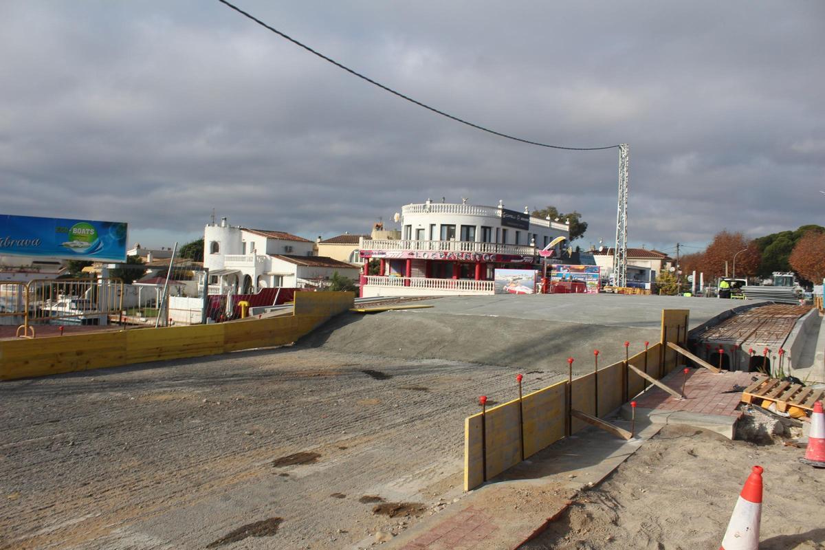Estat actual dels treballs executats per l'empresa Rubau Tarrés