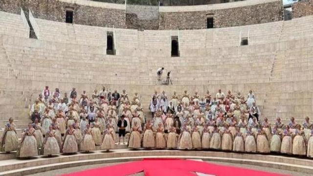 El teatre romà de Sagunt va acollir, l’any passat, l’acte d’homenatge a les falleres majors