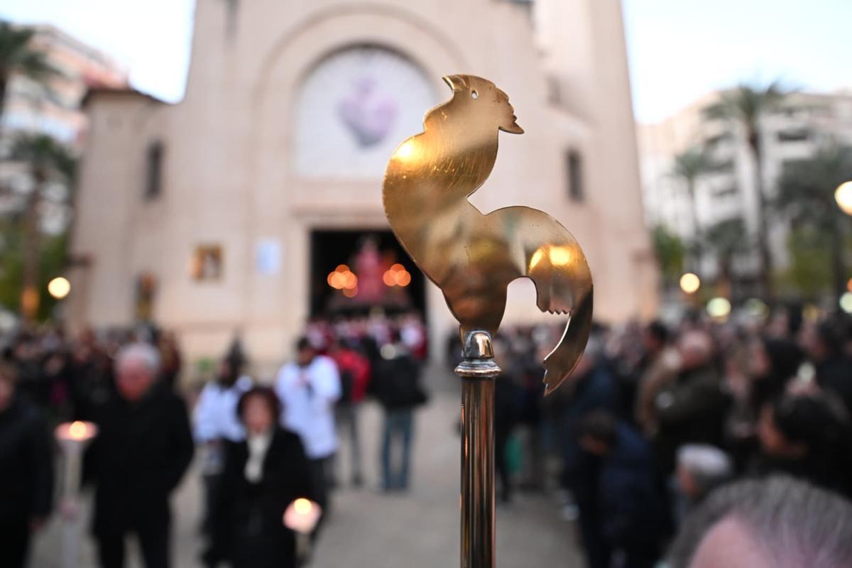 Así salen los pasos de Semana Santa este lunes en Elche