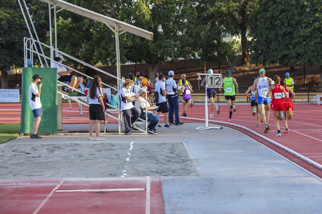 Campeonato regional de atletismo. Primera jornada