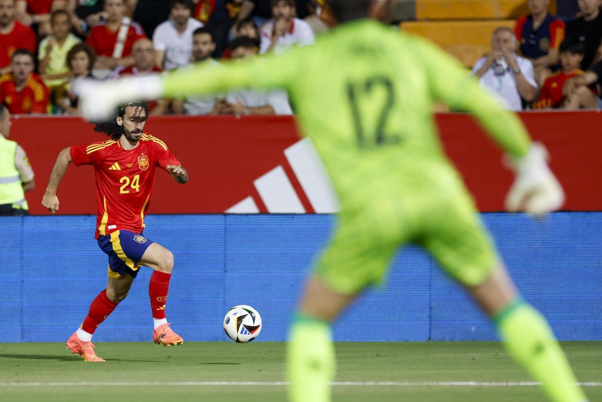 España - Andorra, el amistoso preparatorio para la Eurocopa de Alemania 2024, en imágenes.