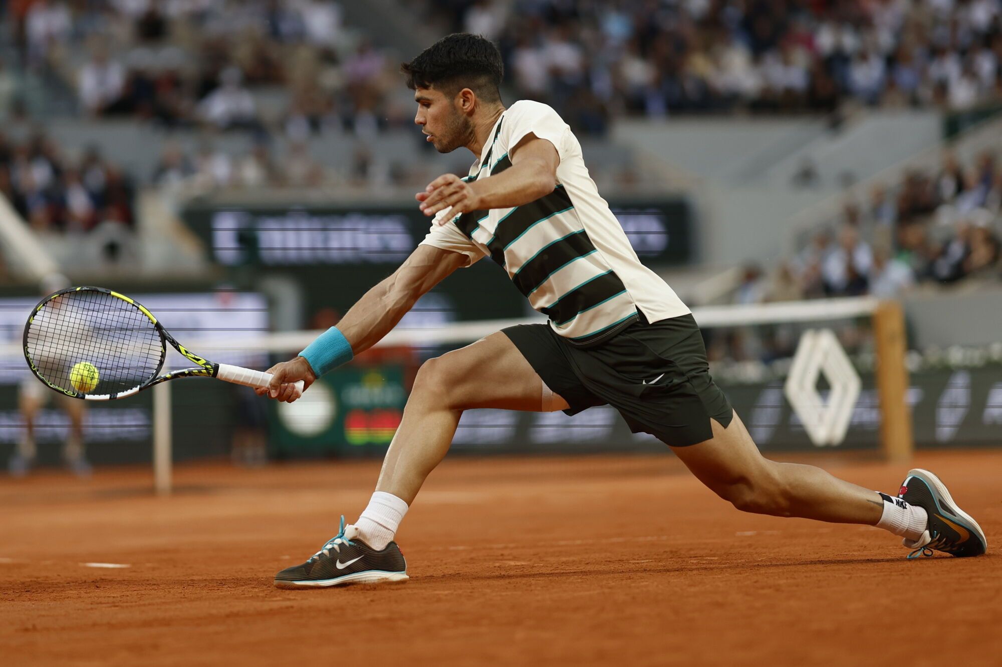 Roland Garros: Tommy Pau - Carlos Alcaraz, en imágenes.