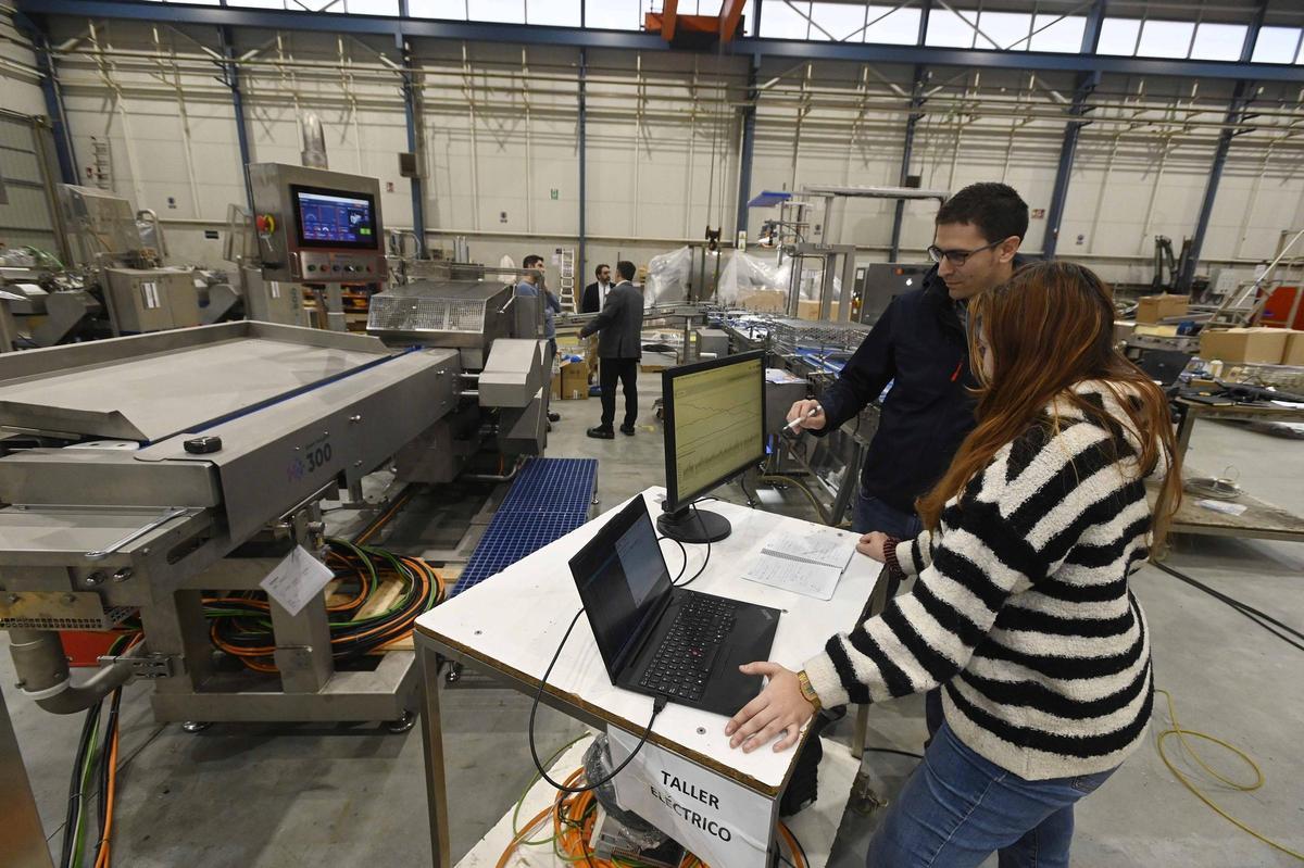 Instalaciones de la empresa Hermasa en el Parque Tecnológico y Logístico de Valladares, en Vigo, especializada en maquinaria para la industria.