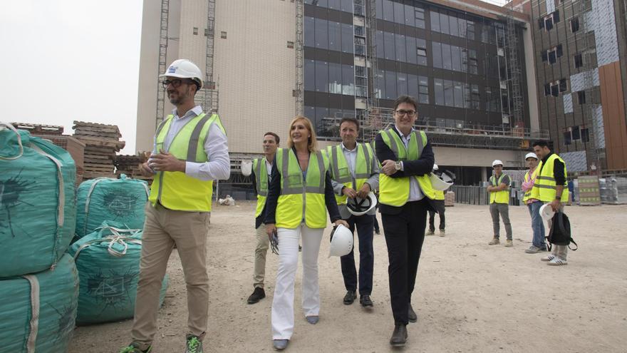 La consellera de Justicia visita las obras del Palau de Justícia de Alzira