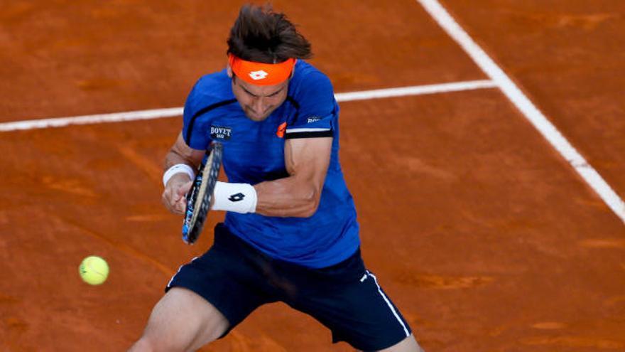 David Ferrer, en la pista Arantxa Sánchez Vicario