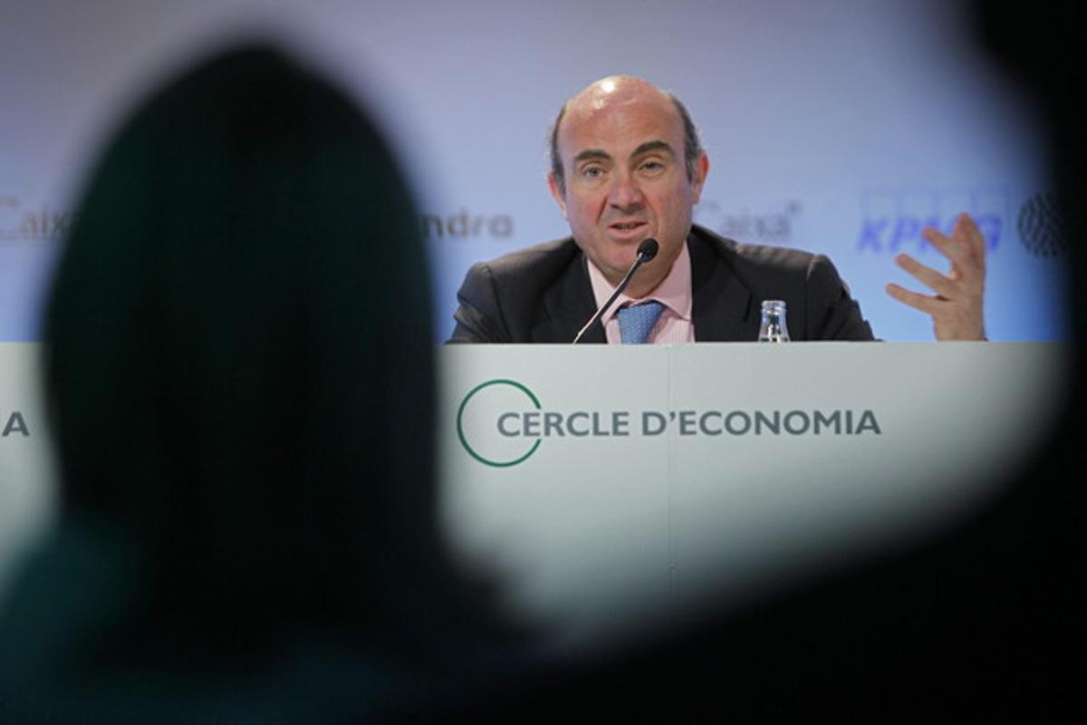 De Guindos en les jornades del Cercle d’Economia. De Guindos en les jornades del Cercle d’Economia.