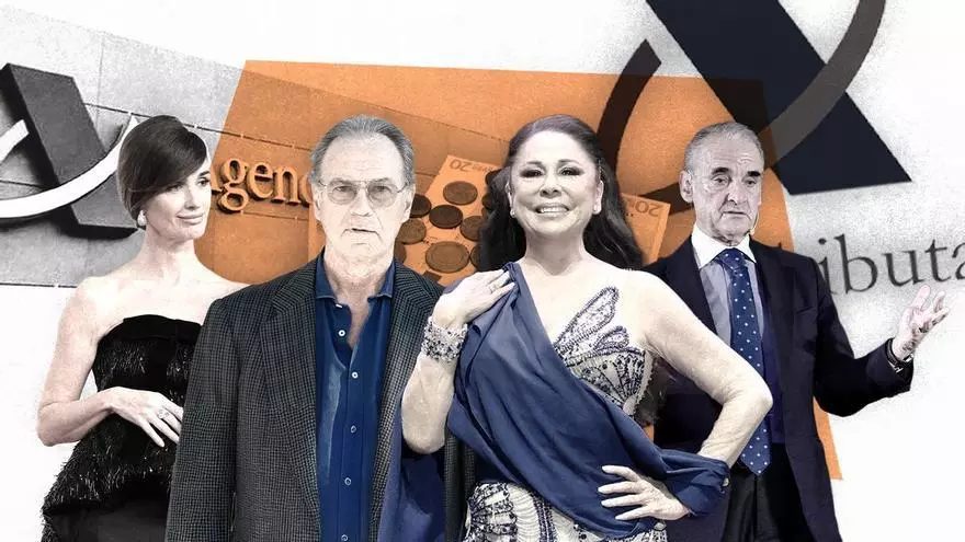 Cuarenta empresas asturianas están entre los grandes morosos de la Agencia Tributaria: Famosos como Mario Conde, Isabel Pantoja , Paz Vega, Bertín Osborne o Kiko Matamoros deben más de 600.000 euros cada uno