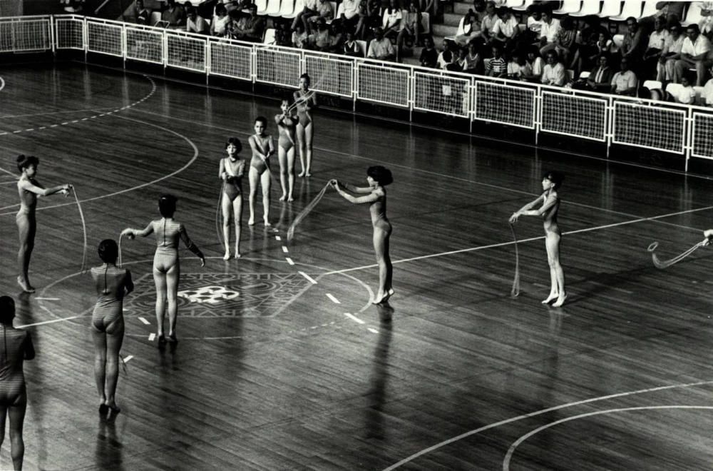 Escola Esportiva, festival de cloenda del curs 1988/1989 (Autor: S. Martí).