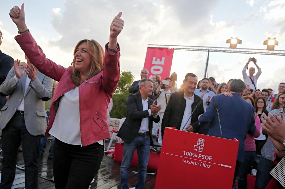 Mitin de Susana Díaz en València