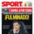 Esta es la portada de SPORT de hoy martes, 13 de enero de 2026