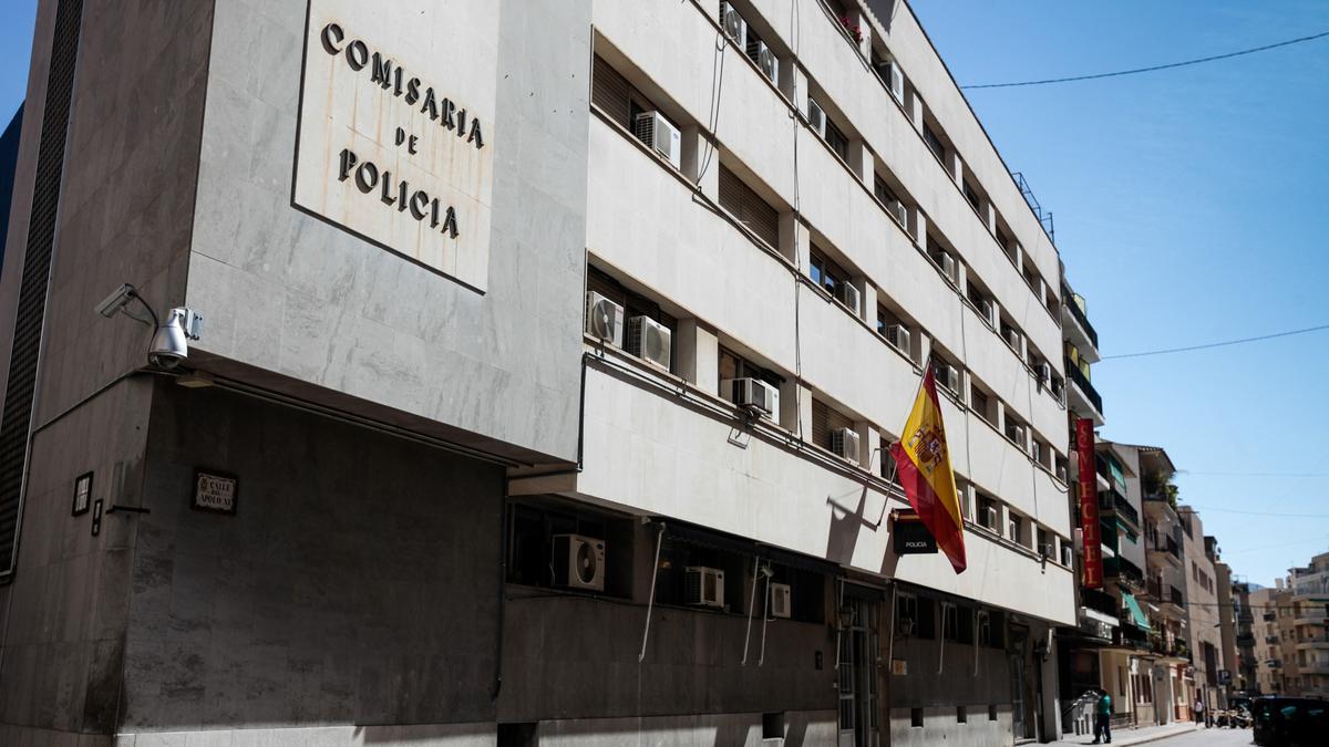 Imagen de archivo de la fachada de la Comisaria de Benidorm.