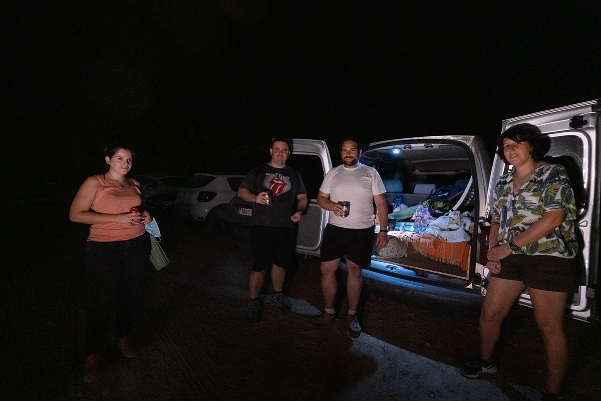 Noche de Perseidas en los Villares