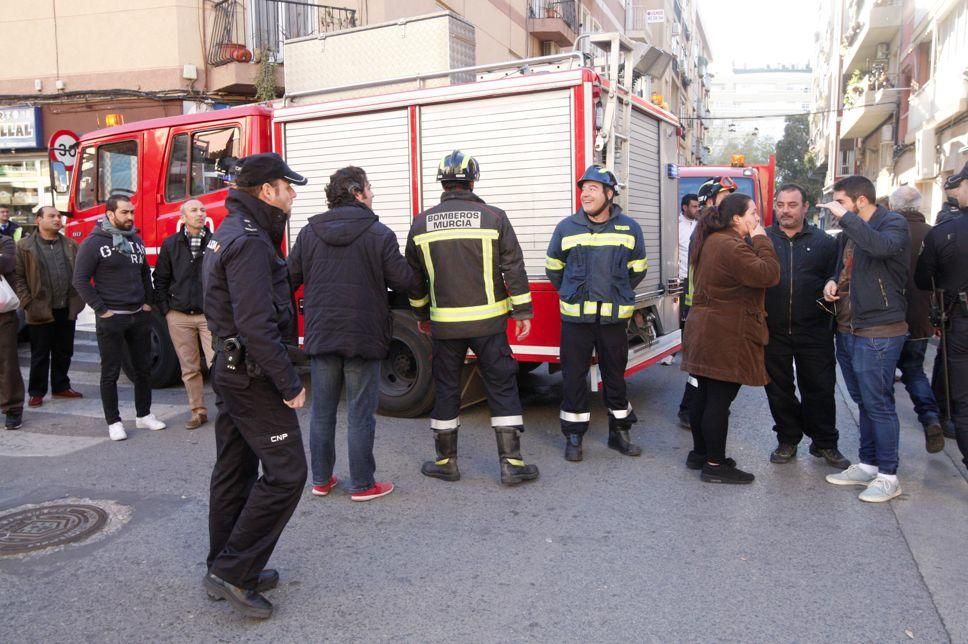 Derrumbe de una casa en Murcia