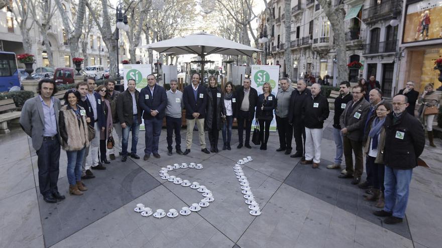 Los restauradores hicieron una campaÃ±a a favor de las terrazas del Born y ganaron la consulta.