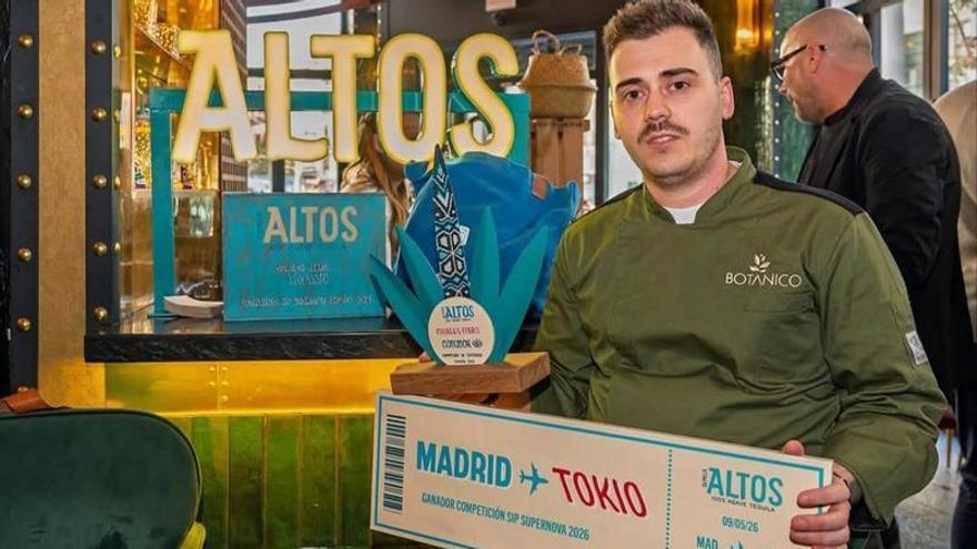 El barman gallego que quiere conquistar el mundo con un cóctel de pimientos de Herbón
