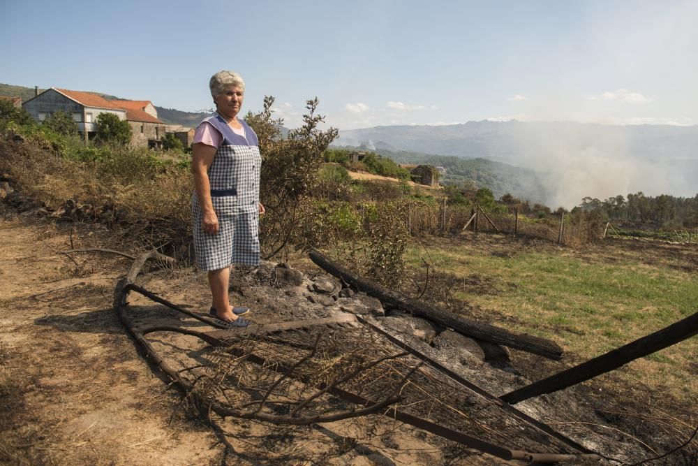 Entrimo, el incendio más voraz del año en Galicia