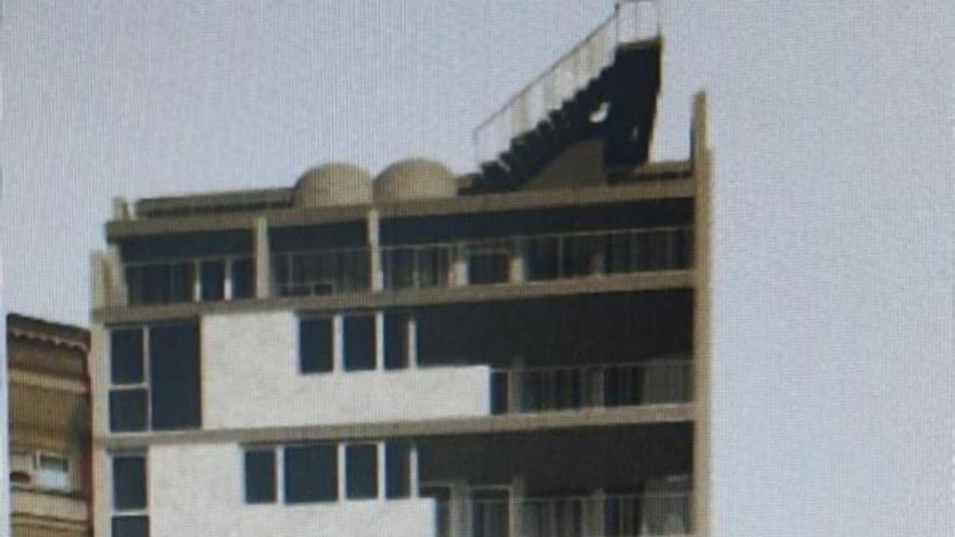 Licencia para levantar el edificio de diez viviendas en la calle Donato
