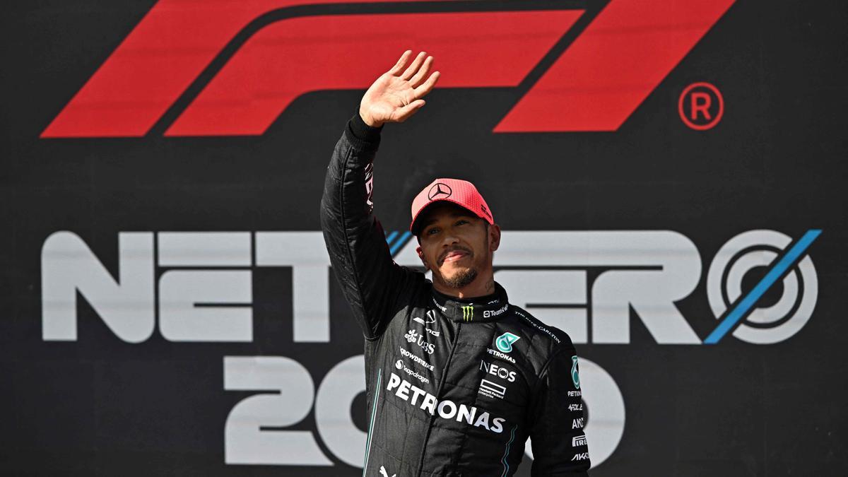 Lewis Hamilton, tras conseguir la pole en Hungría.