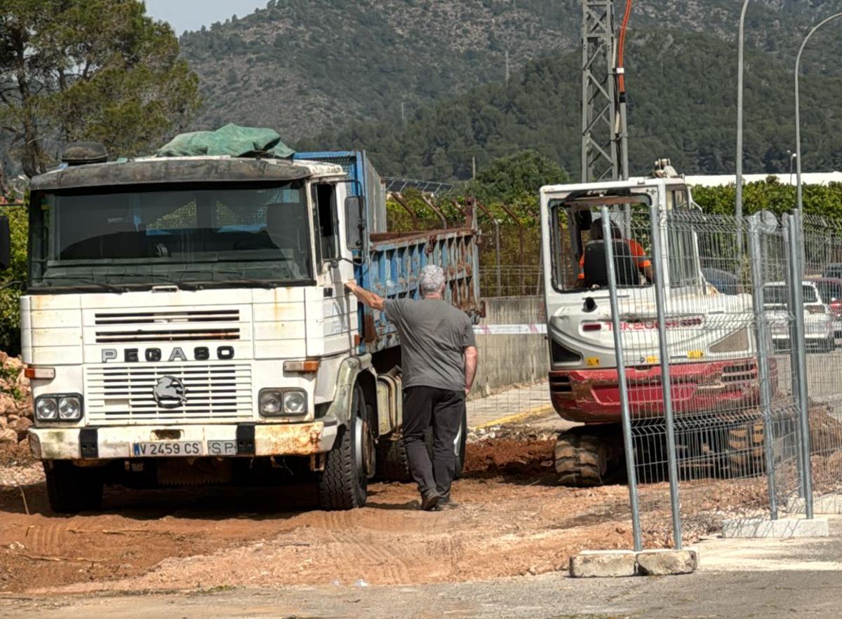 Obras en la Canaleta de Pedra que financia la Diputación de Valencia