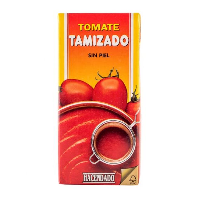 tomate tamizado