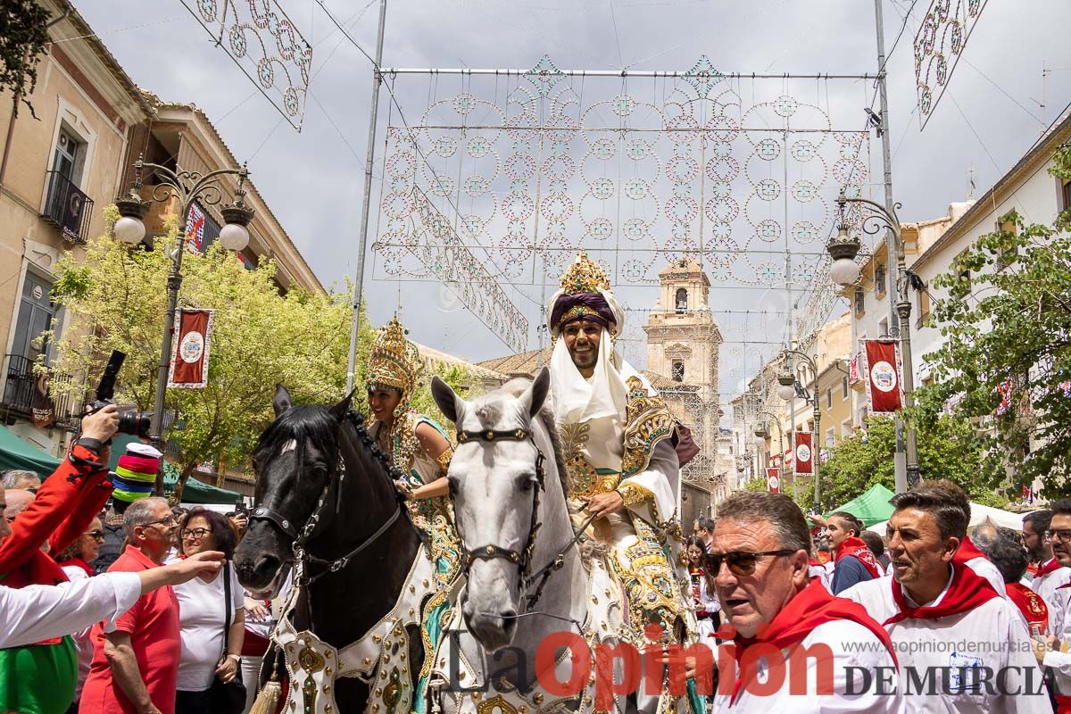 Moros y Cristianos en la mañana del día dos en Caravaca