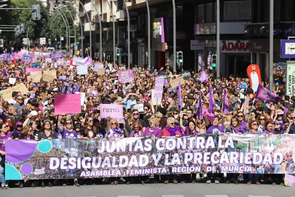 8M en Murcia: Manifestación de la mañana