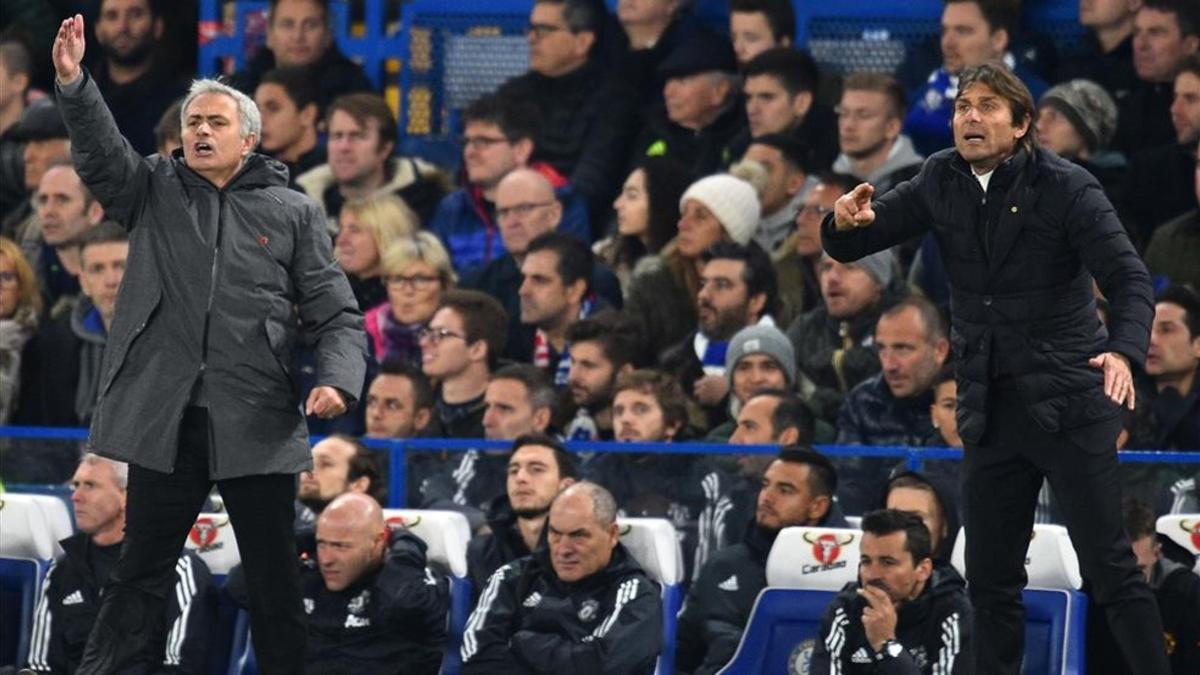 José Mourinho y Antonio Conte mantienen diferencias irreconciliables