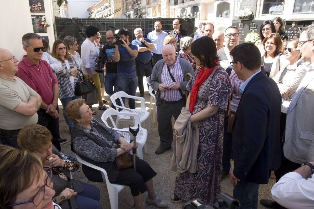 Exhumación fusilados de la guerra civil en el cementerio de Ontinyent